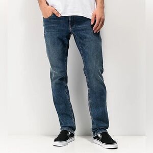 Empyre Skeletor Deluge Indigo Skinny Jeans